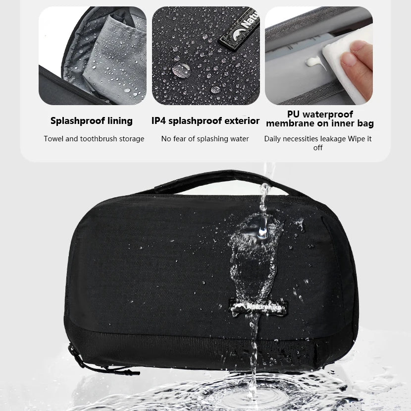 Naturehike Oxygen 2 in 1 Toiletry Bag with Wet & Dry Separation