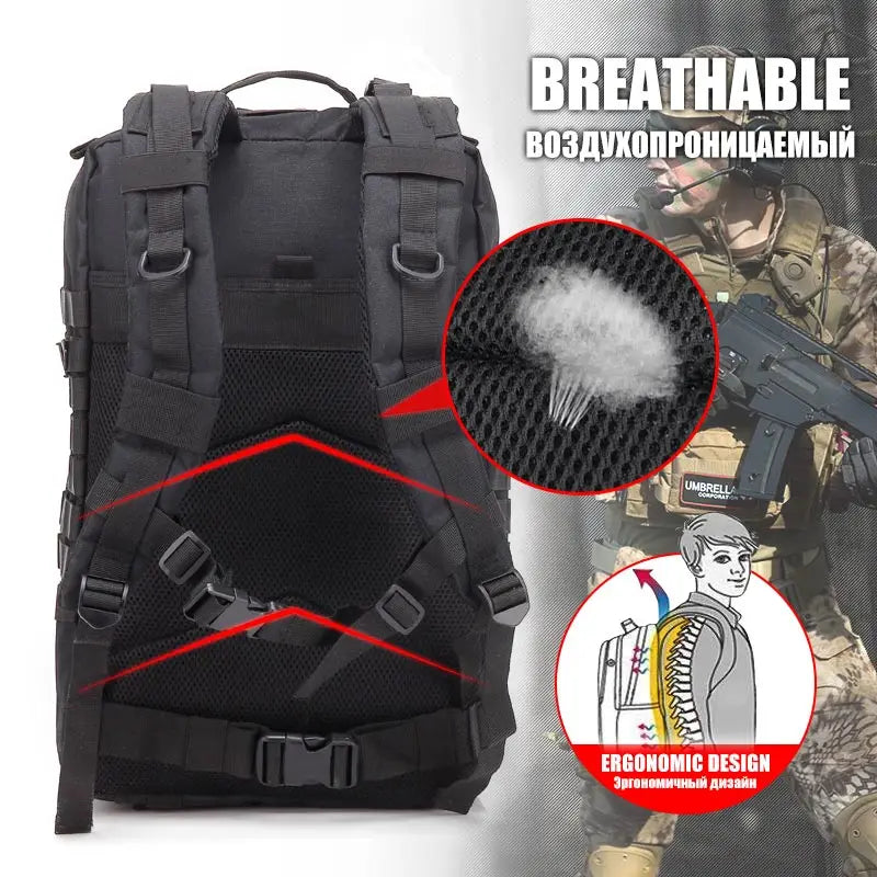 Man Tactical Backpacks 30/45L