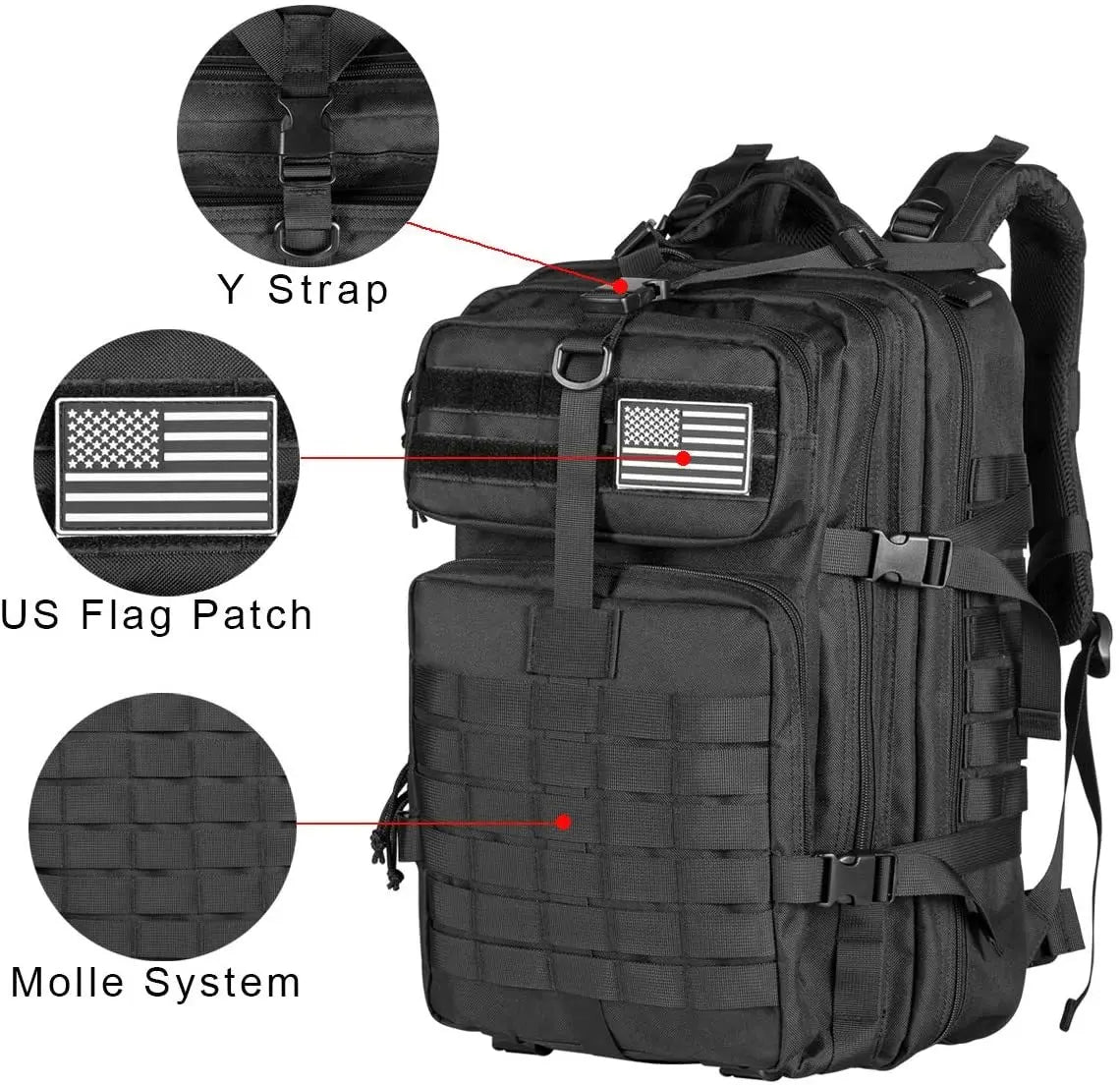 Man Tactical Backpacks 30/45L