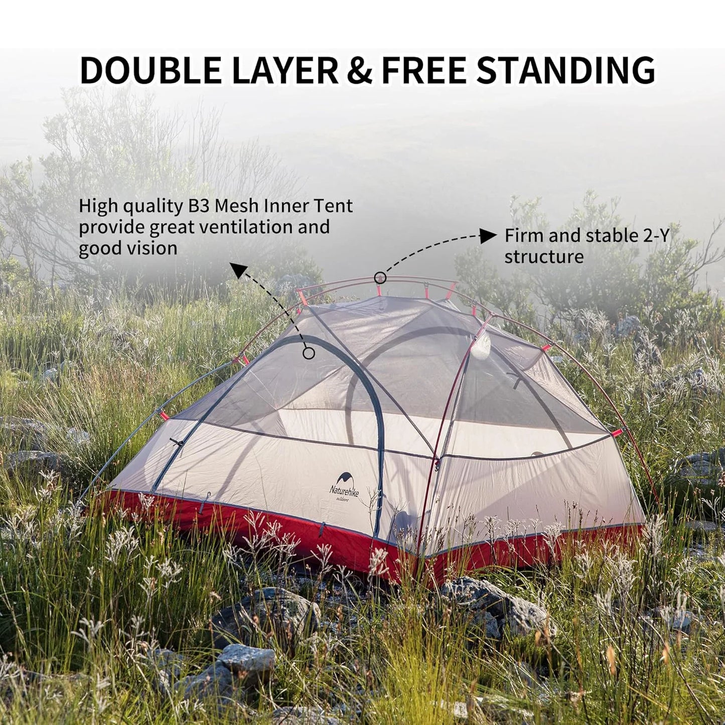 Naturehike Star River 2-Person Ultralight Backpacking Tent