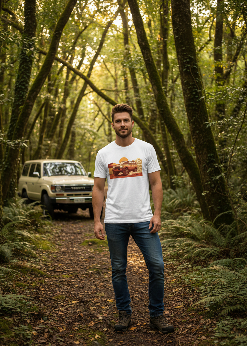 CRUISER tee - male in forest