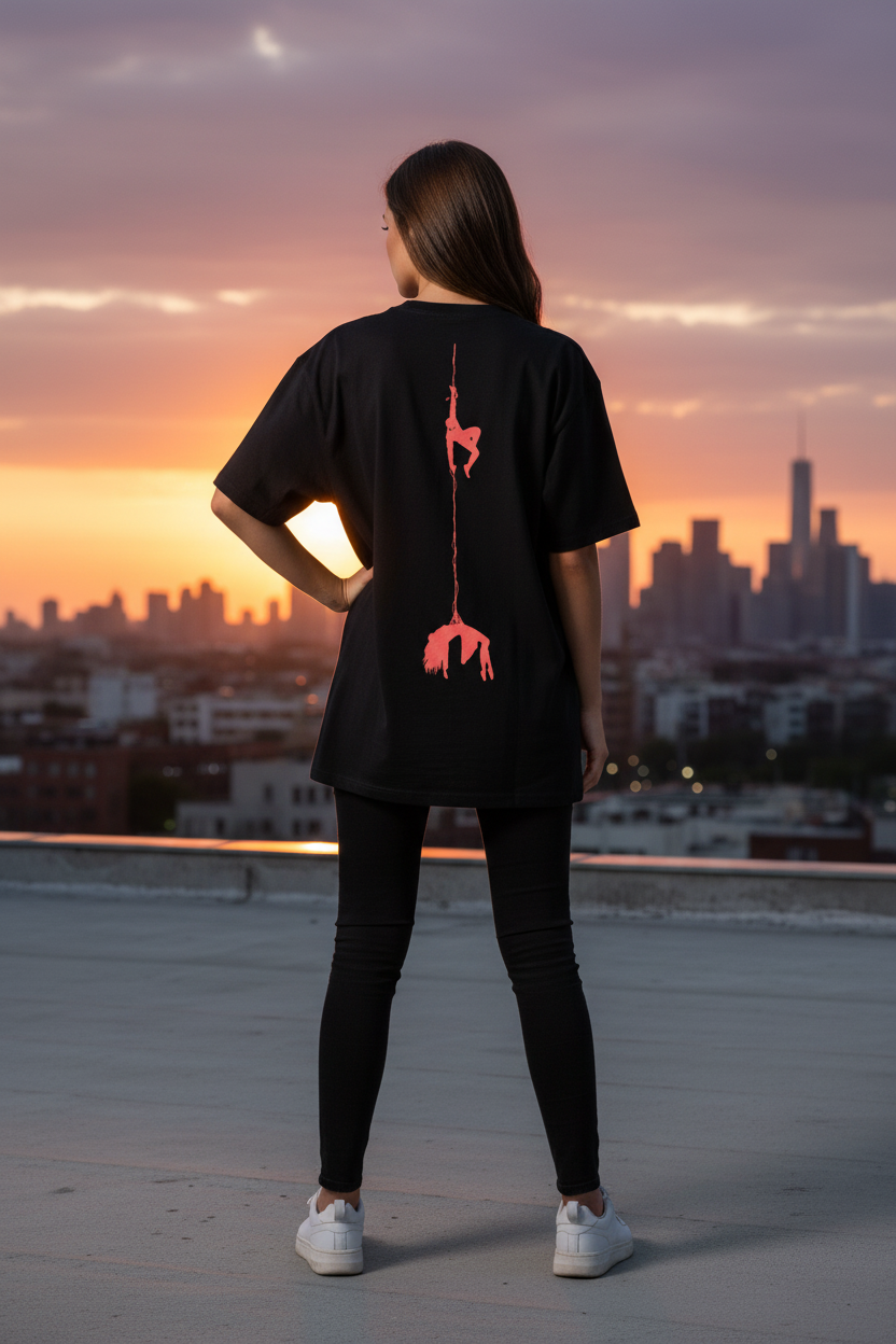 Spiderman Red Tee – Female Model