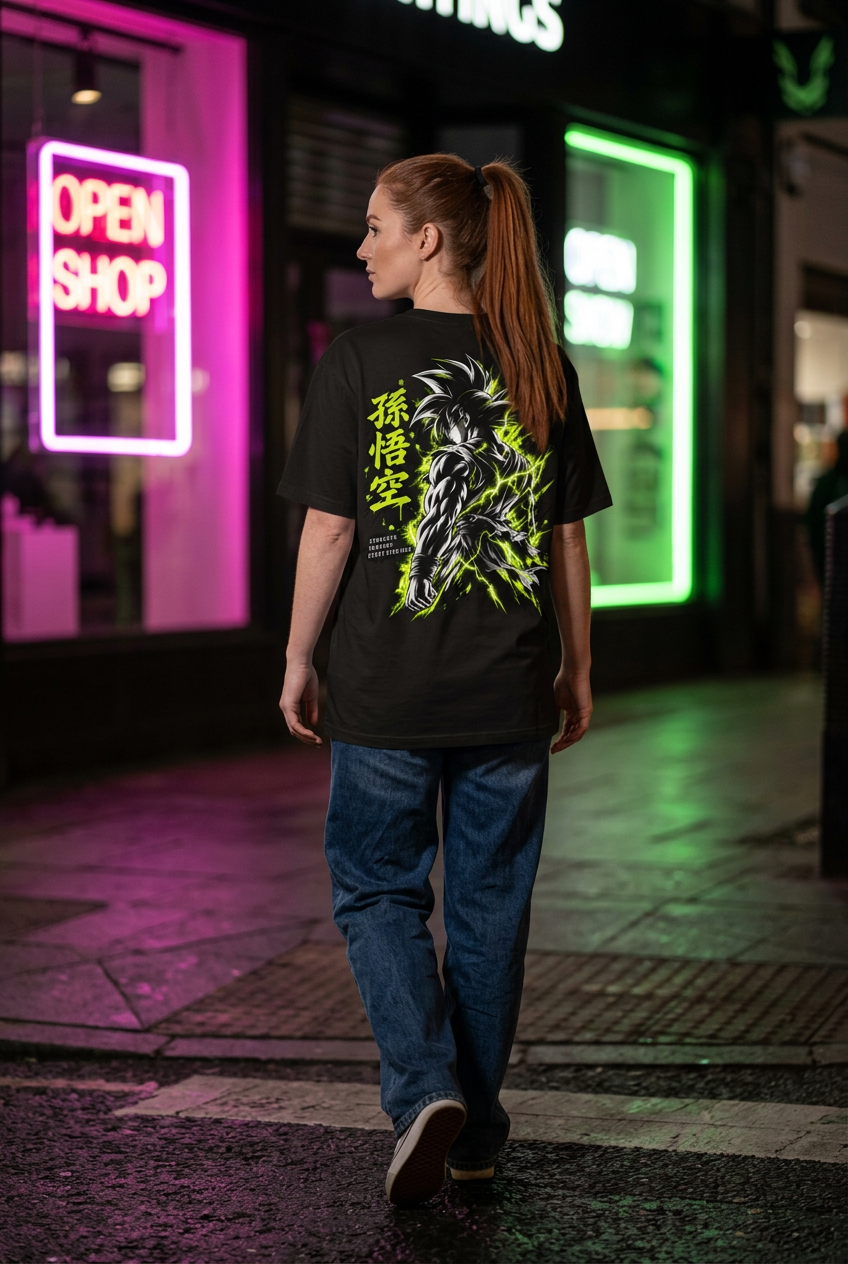 Woman walking, back design